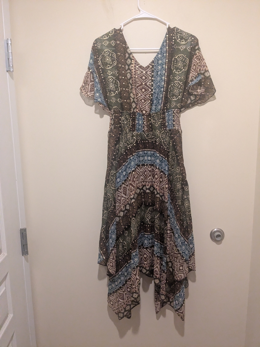 Rabbit Rabbit Rabbit Earthy Boho Whimsical Fairy Dress - Picture 5 of 6